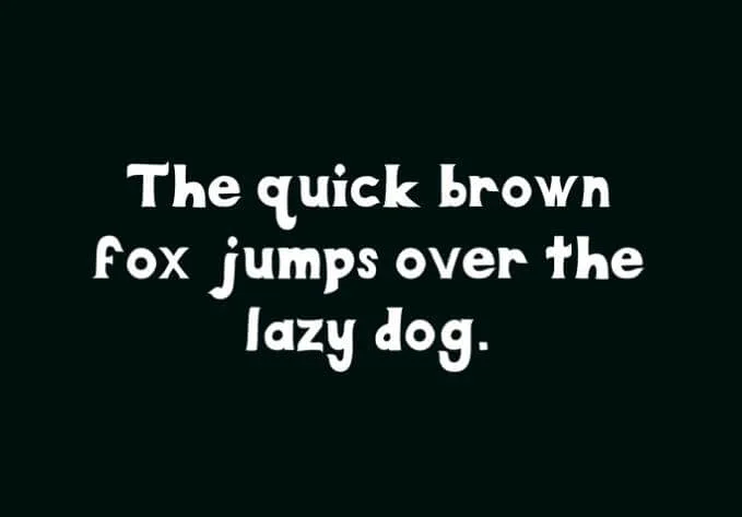 Ghost Font style variations